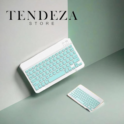 Image of Teclado + Mouse Inalámbrico Recargable con Bluetooth para Tablet y Celular